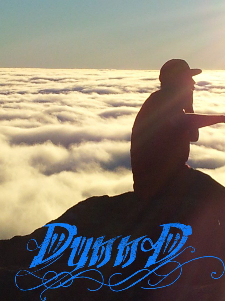 Dunn D above the clouds for his video clip in Mt Wellington Hobart Tasmania