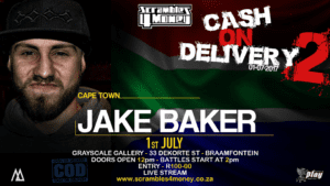 Cash on Delivery 2 Jake Baker 2017 South Africa Presented by Scramble 4 Money