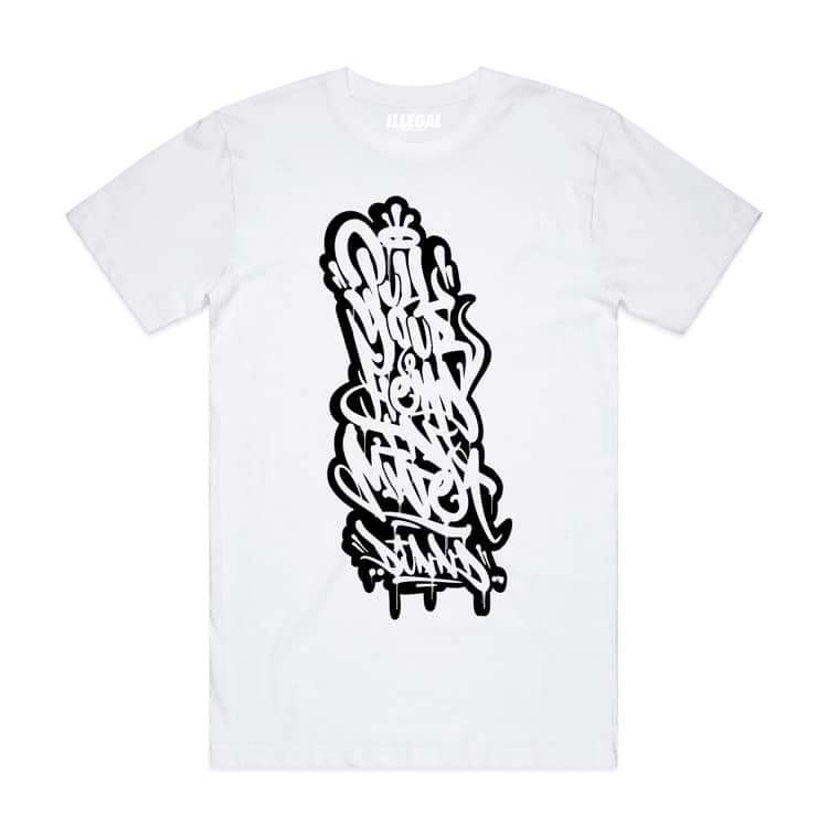 Dunn D Pull Your Head I Mate White T-Shirt $40 