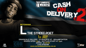 L The Street Poet Cash on Delivery 2 July 1 2017 Presented by Scrambles for Money