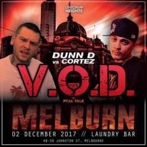 REAL TALK Melbourne 2017 December 2 Dunn D v Cortez VOD