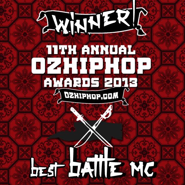 11th Annual Ozhiphop Awards 2013 best battle mc Dunn D